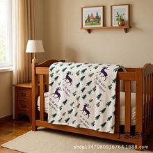 亚麻布料床品窗帘服装面料卡通布床单抱枕薄棉麻麻布料一米价