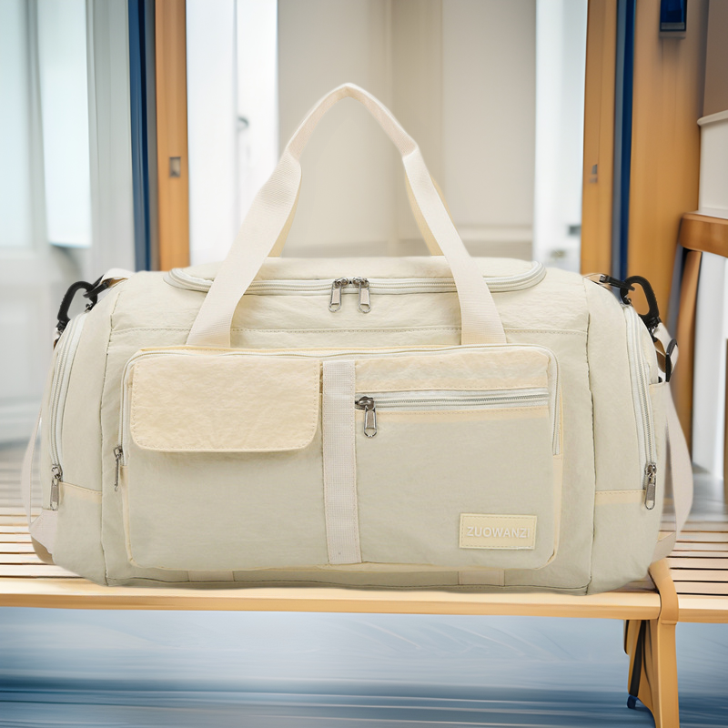 Bolsa de viaje de gran capacidad, mochila desmontable de hombro único, bolsa de almacenamiento de yoga, equipaje de viaje, bolsa de deporte portátil