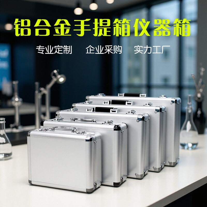 Sanfeng Aluminum Box Aluminum Alloy Suitcase Instrument Equipment Box Flight Case Hardware Tool Box Bubble Wrap Protection Box