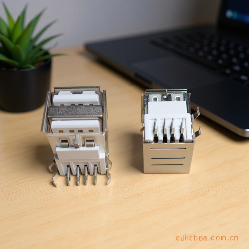 供应usb连接器  双层半包