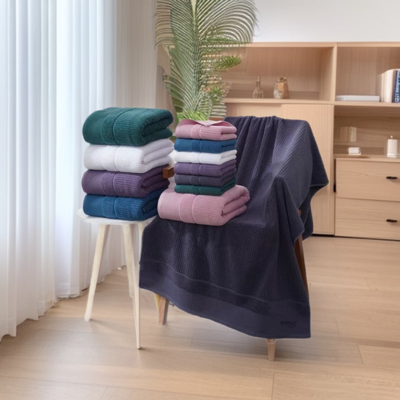 New extra large cotton bath towel 80-160 high-end towel set for hotel large soft towel set cross-border supply