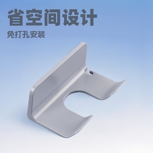 Hair Dryer Storage Rack Punch-free Toilet Wall-mounted Hair Dryer Bracket Bathroom Air Drum Rack Storage Rack Artifact