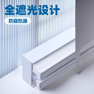 Full Blackout Honeycomb Blinds, Accordion Blinds, Electric Double-Layer Soundproof and Silent Blinds, Fully Automatic Smart Curtains for Sunshade