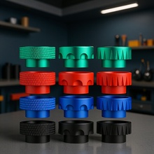 810铝合金金属吸嘴滚花纹drip tip多彩烟嘴雾化器TFV8 528滴嘴烟