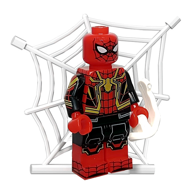 Lego, heroes, constructor, wooden man, minifigures, Marvel, Spiderman