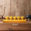 Yellow Lotus Five -Five Company (cup+base)