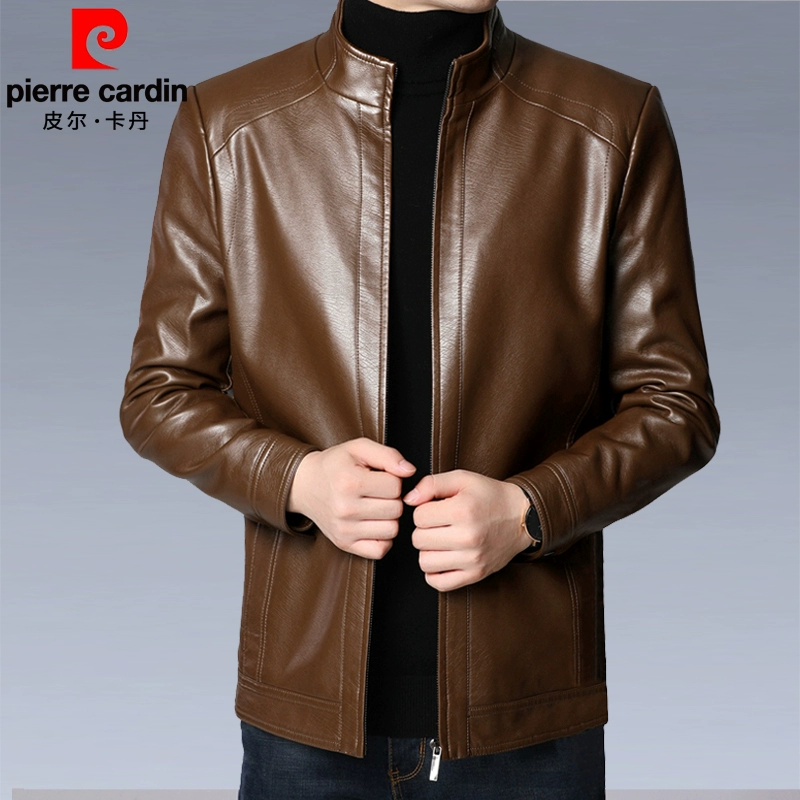 Pierre Cardin, тёплая куртка, натуральная кожа