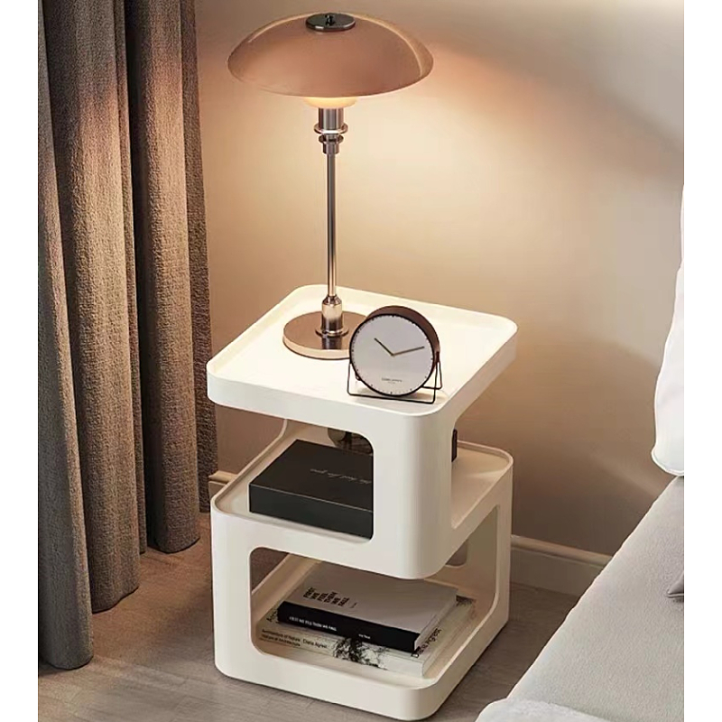 Light Luxury Living Room Sofa Side Table Modern Simple Bedside Table Iron Creative Bedside Small Coffee Table Small Table