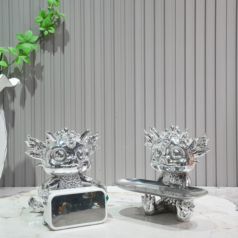 Modern Accessible Luxury Creative Year of the Dragon Mascot Ornaments Living Room TV Cabinet Wine Cabinet Entrance Home Decorations Housewarming Ceremony