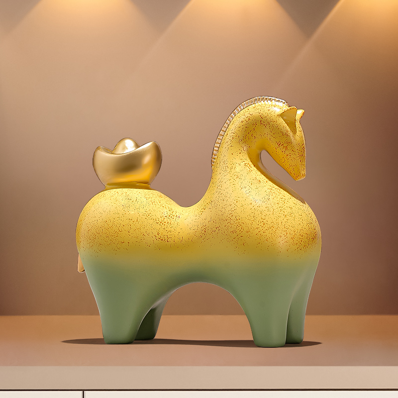 Now rich small ornaments living room TV cabinet wine sideboard office front desk opening decorations housewarming gifts