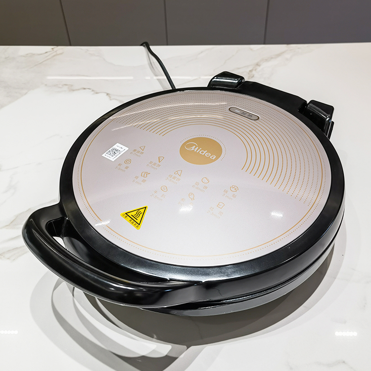 Midea Jkc3423 Electric Griddle for Home Use with Dual Top and Bottom Heating, Large Baking Pan, Non-Stick Pancake Maker