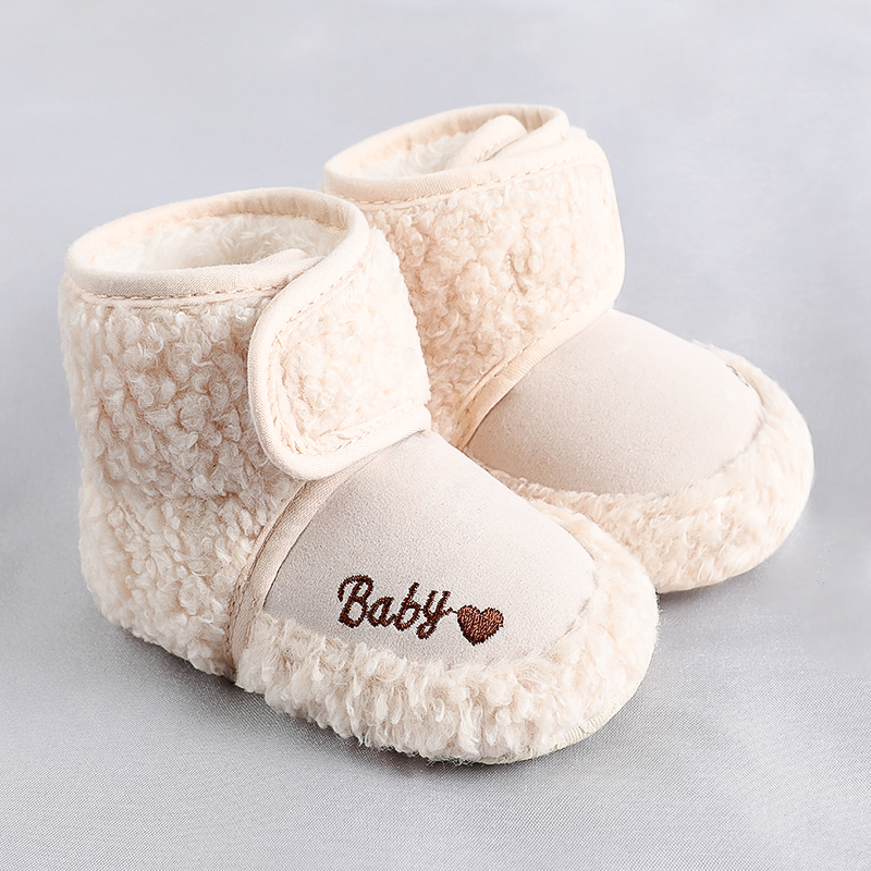 Newborn infant shoes 8 autumn and winter 0-3-6-December soft bottom anti-drop toddler 1.5-year-old male and female baby shoes and socks