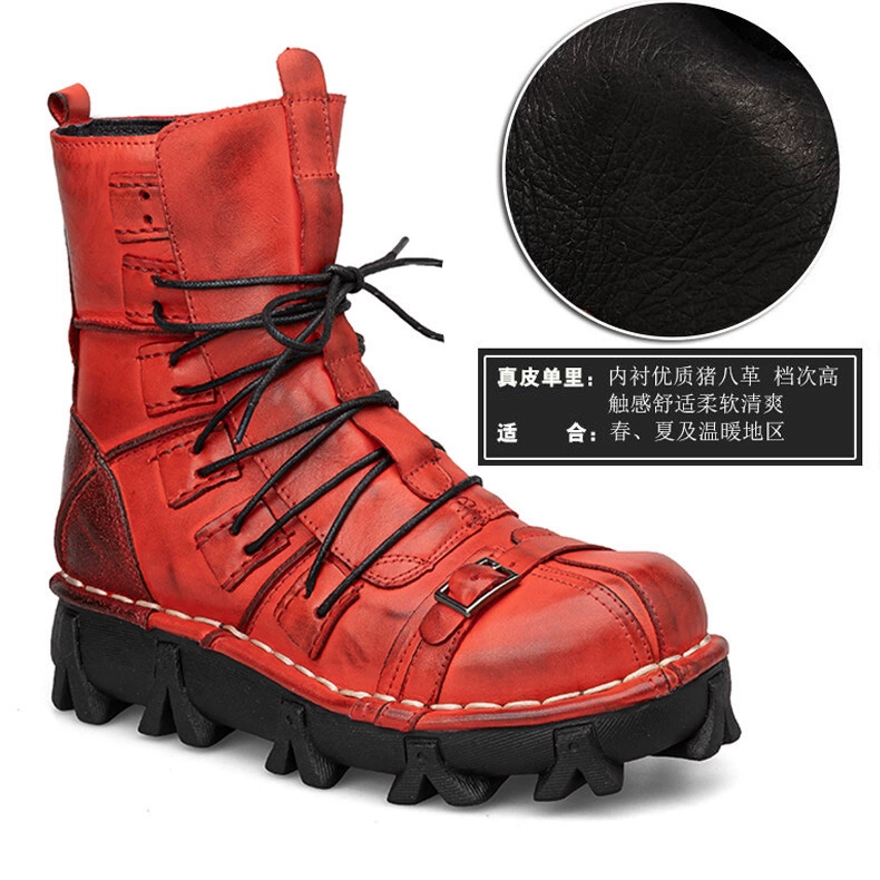 Ботинки Martens 2022, платформа, кожаные, панк-стиль, массивная подошва