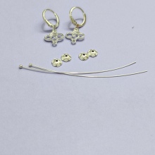 ���h��Ȧ���۴ֶ��h925�yɫ��ɫ���^�����y̩�y���y���h���DIY��