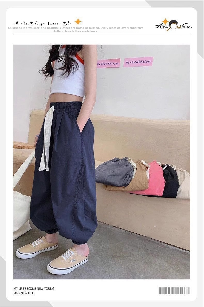 Mädchen Sporthose Schnelltrocknend Eisseide Für Den Sommer_voghion.com