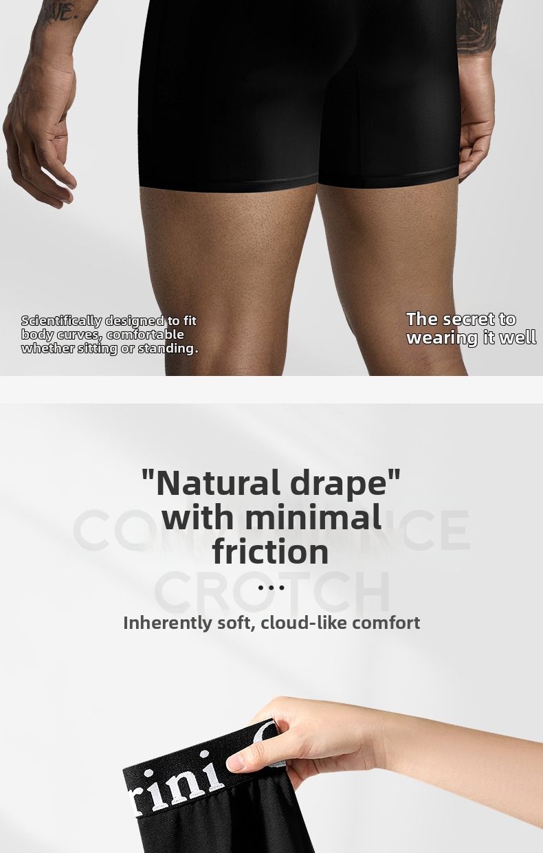 Calzoncillos bóxer largos de algodón transpirable para deporte_voghion.com