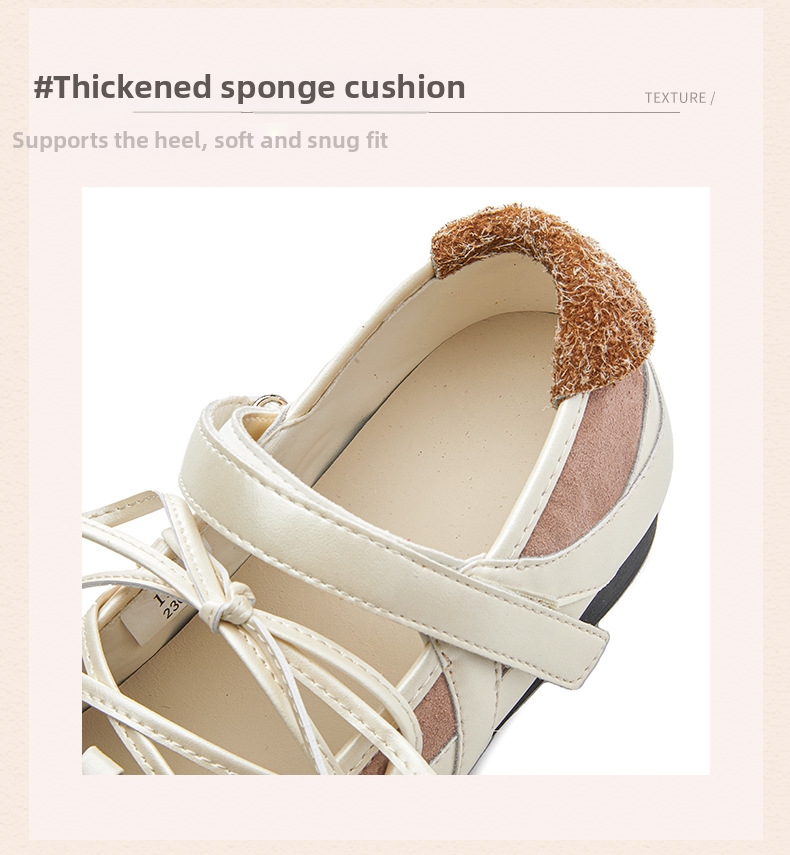 White Genuine Leather Insole Women's Shoes 2cm Height Increasing Bow Knot Mary Jane New Style Single Shoes For Women_vogvips.com