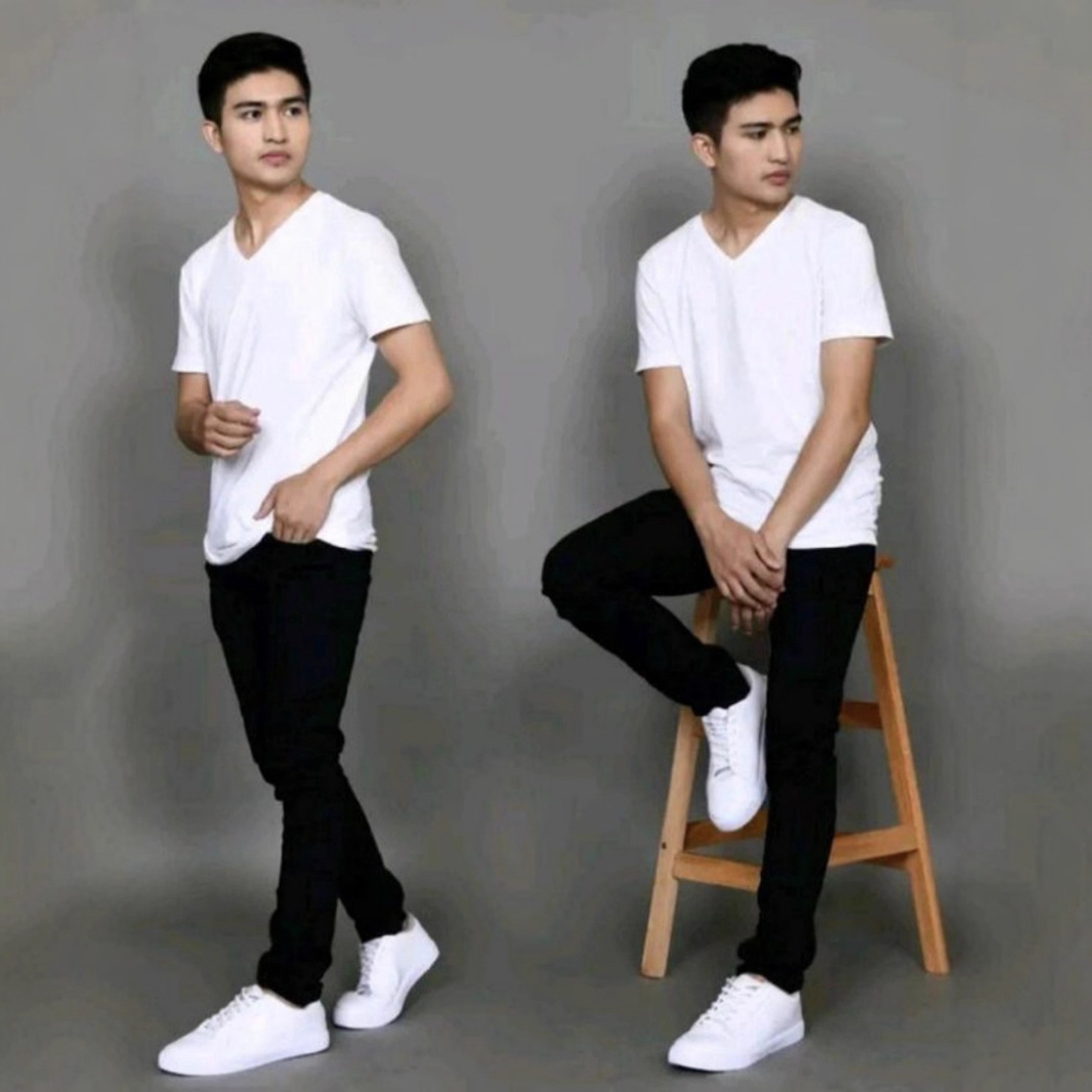 Jean slim stretch pour homme, pantalon skinny taille mi-haute, denim léger d'été, délavage délavé_voghion.com