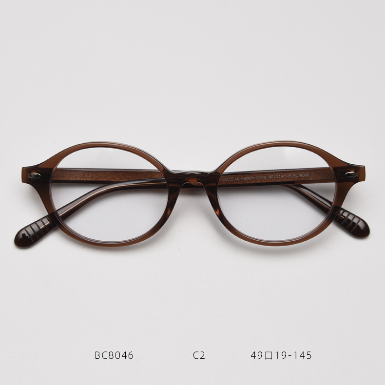 Small Oval Acetate Eyewear Frames For Trendy Men And Women_voghion.com