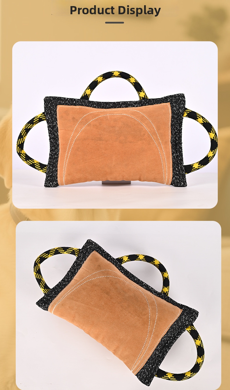 Dog Training Bite Pillow Tear Resistant Suede Agility Equipment_voghion.com