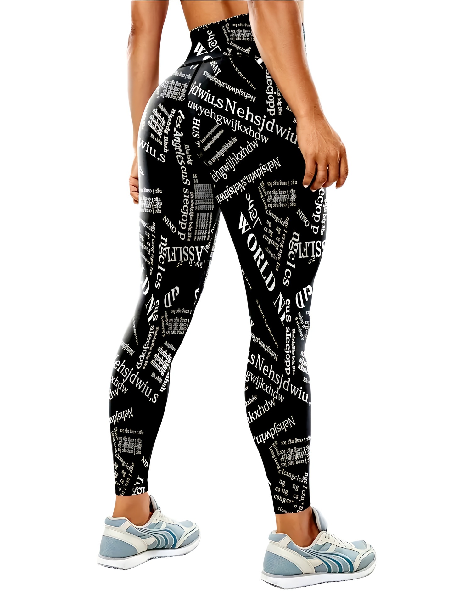 Seamless High-Waisted Naked Sensation Printed Yoga Pants For Women - Tummy Control Butt Lifting Tight Leggings Quick-Dry Workout Fitness Leggings_ecoleips.com