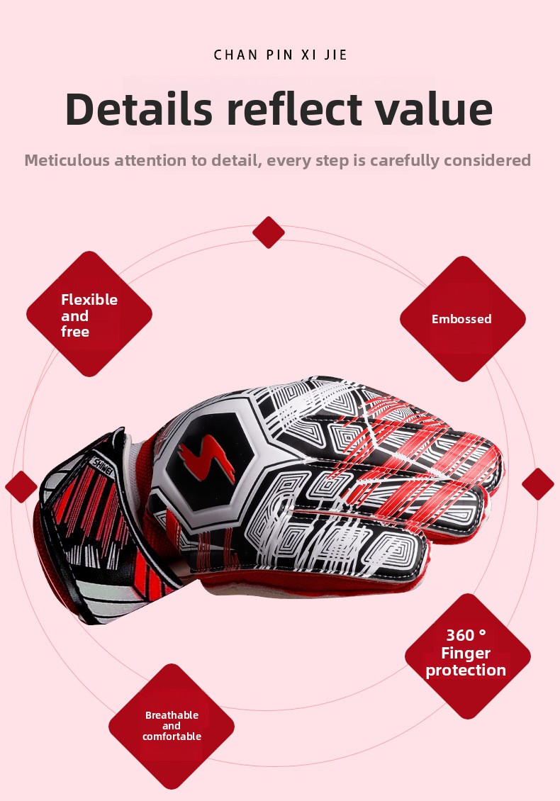 Torwarthandschuhe Mit Fingerschutz Für Erwachsene Und Kinder_voghion.com