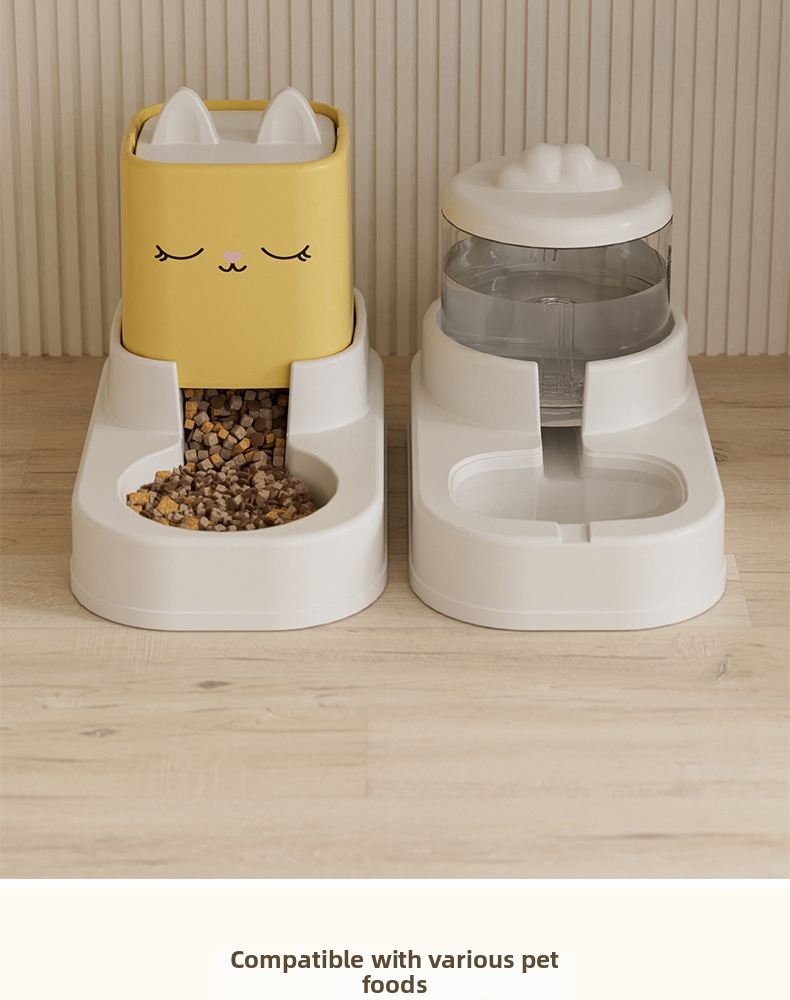 Distributore automatico di cibo e acqua per cani e gatti_voghion.com