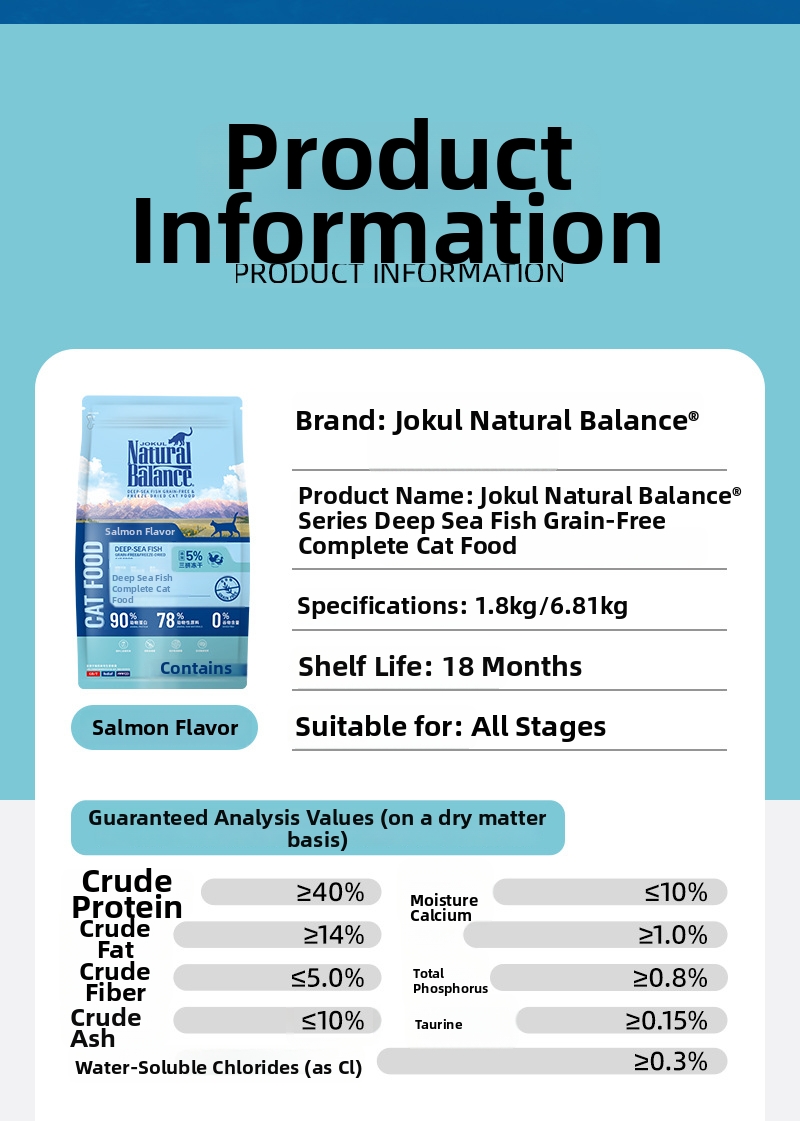 Snow mountain torrfoder för katter med lax och högt protein_voghion.com