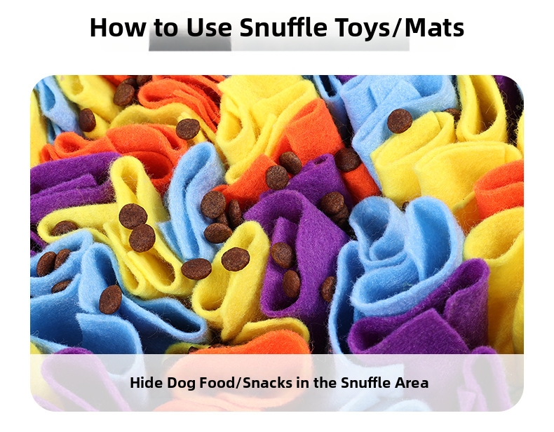 Pet Sniffing Mat For Dogs And Turtles Educational Slow Feeding_voghion.com