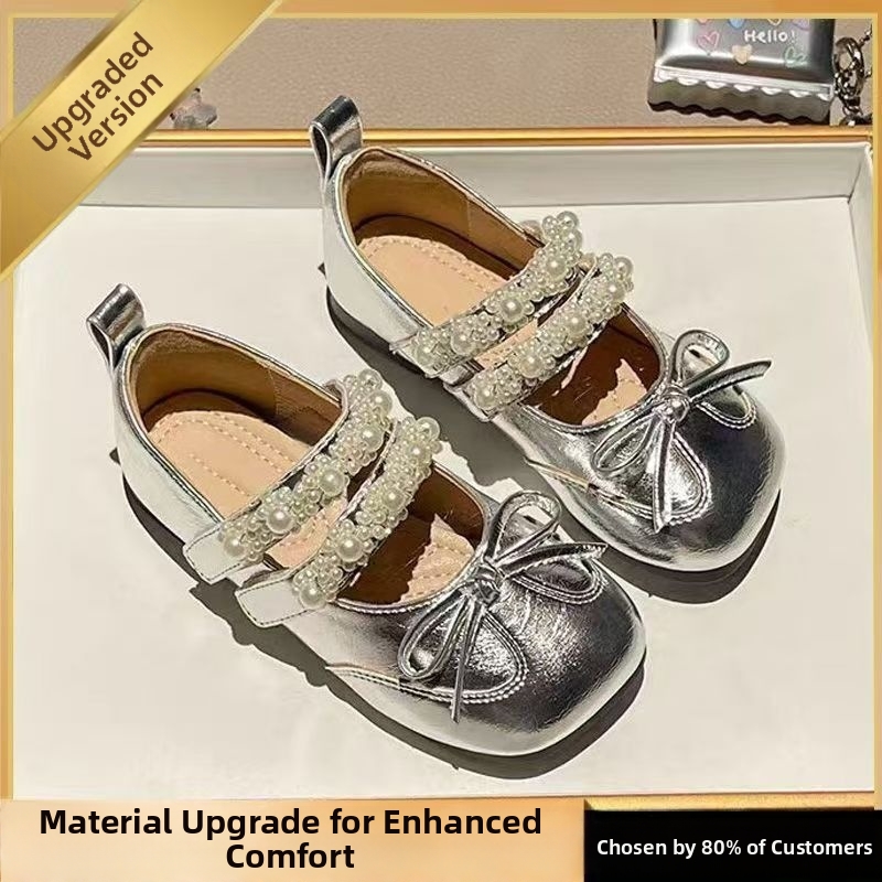 Sapatos mary jane em pele estilo princesa para bebé menina_voghion.com