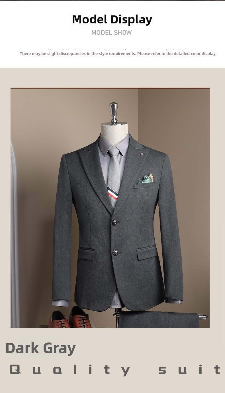 Herren Anzug Dreiteilig Elegant Für Business Und Hochzeit_voghion.com