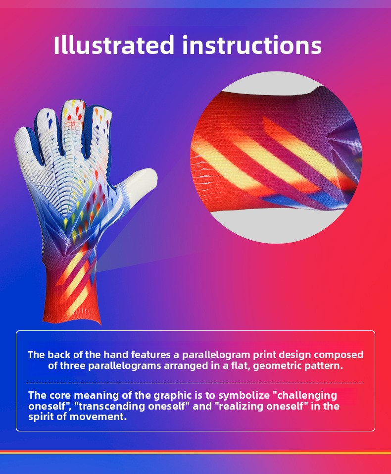 2026 Falcon Martinez Goalkeeper Gloves Football Goalkeeper Gloves Advanced Anti Slip Latex Without Finger Protection_voghion.com