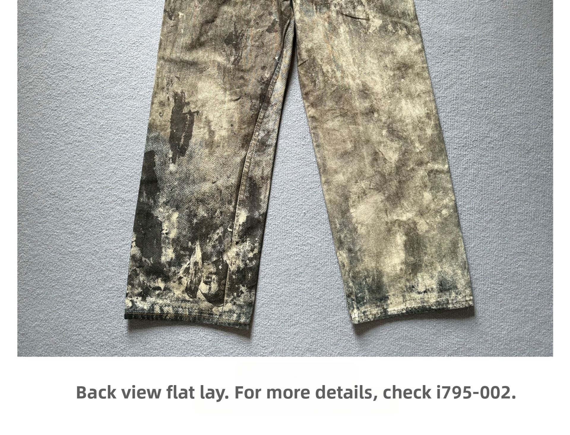 Jean homme coupe ample jambes larges, imprimé camouflage délavé, pantalon décontracté et polyvalent, nouveau style été, lot de 3_voghion.com