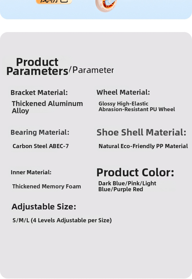 Adjustable Roller Skates For Children Beginners Ice Skating Set_voghion.com