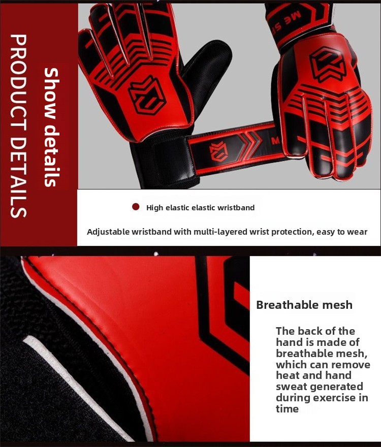 MUFASA Children's Adult Football Goalkeeper Gloves High End Latex Wear Resistant Anti Slip Finger Protection_voghion.com
