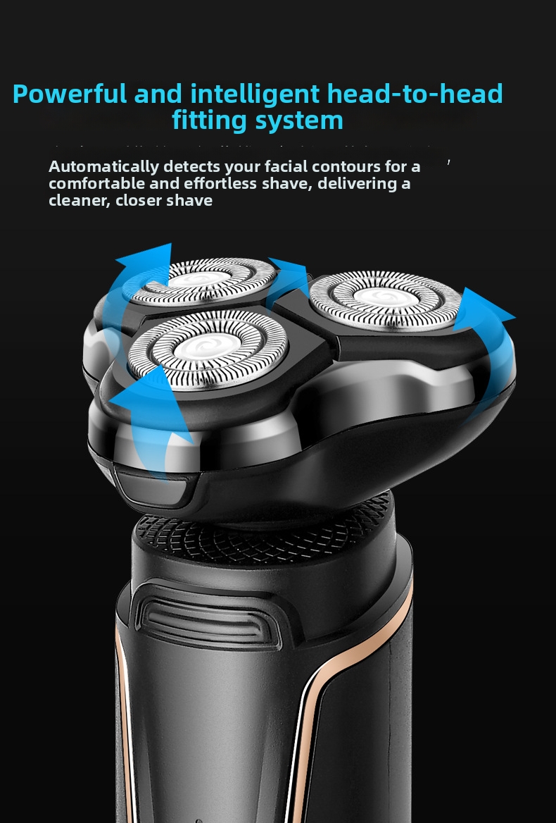 Electric Shaver For Men High Power Washable Intelligent Razor_voghion.com