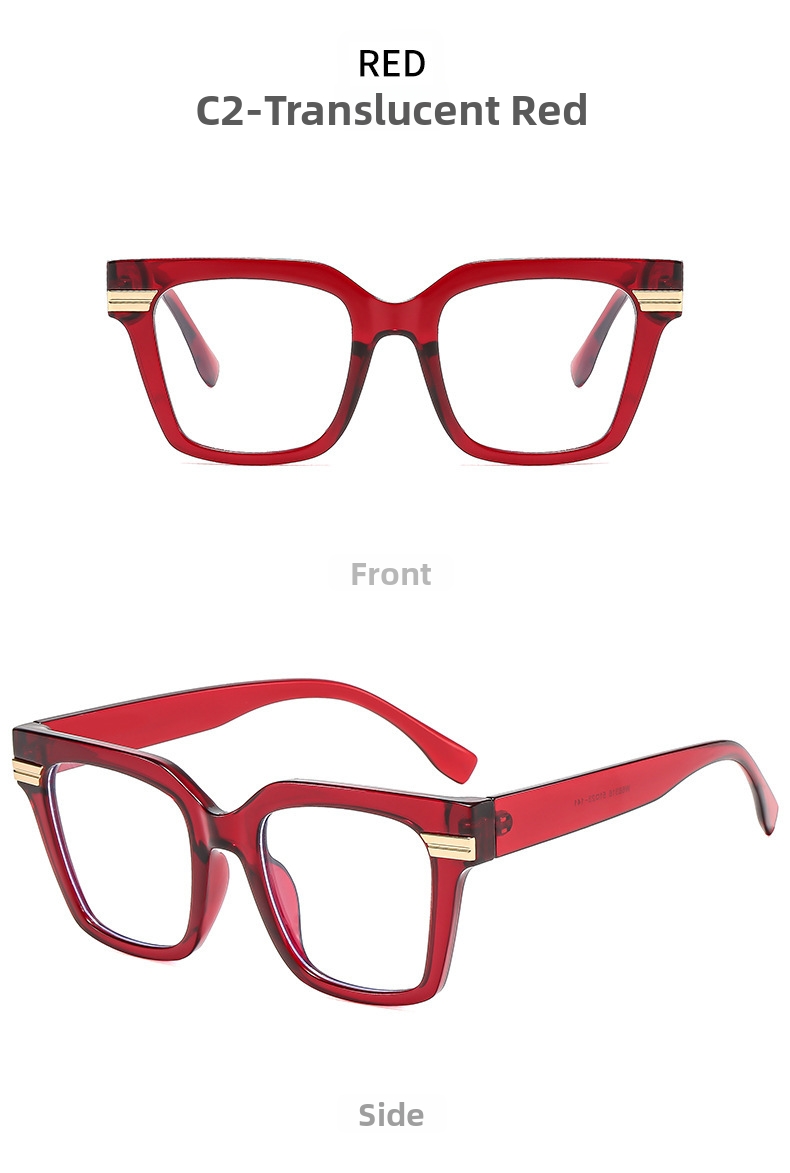 Blue Light Blocking Glasses For Men Square Frame Trendy Design_voghion.com