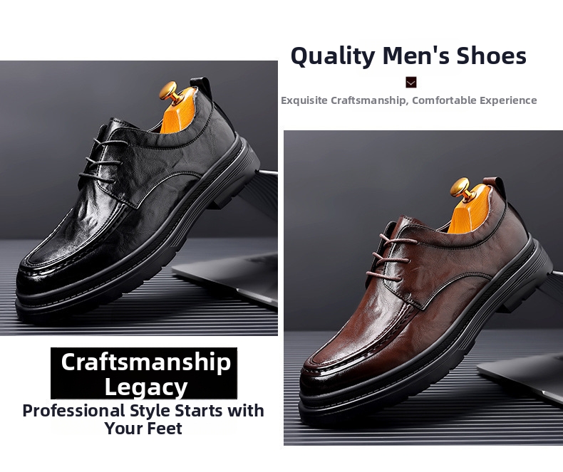 Pantofi casual pentru bărbați din piele pentru work și business_voghion.com