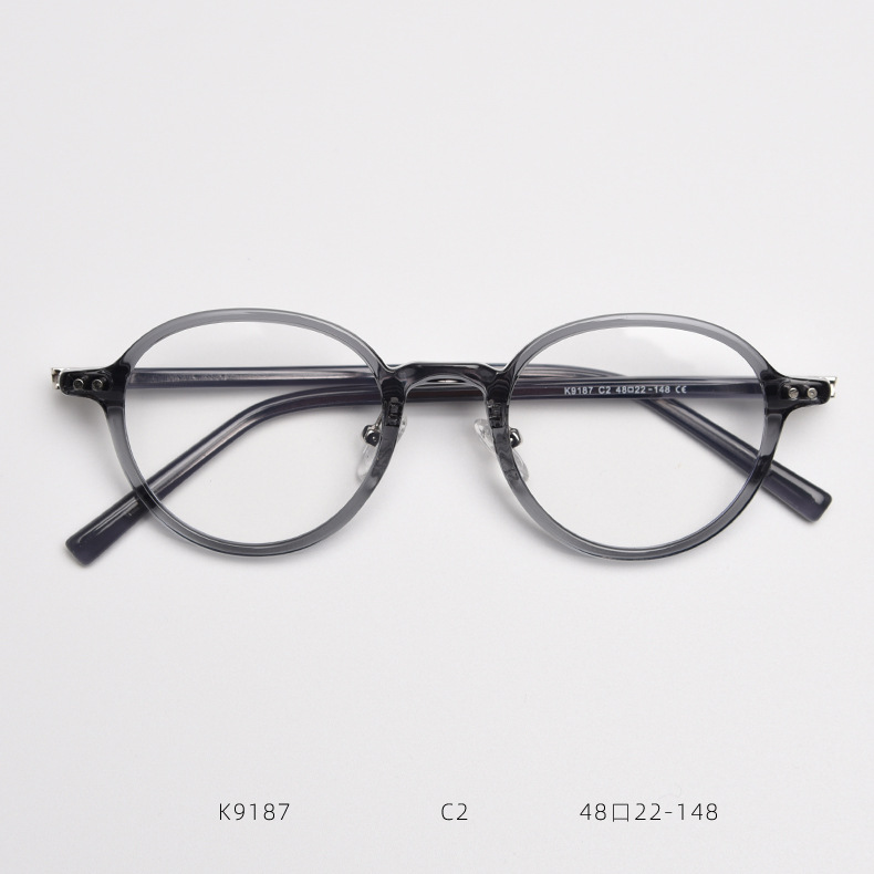 Retro Tr90 Round Prescription Glasses Frame For Men And Women_voghion.com