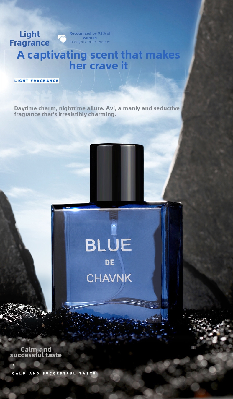 Eau de Cologne für Herren, Premium-Duft, leichter Marineblau_voghion.com