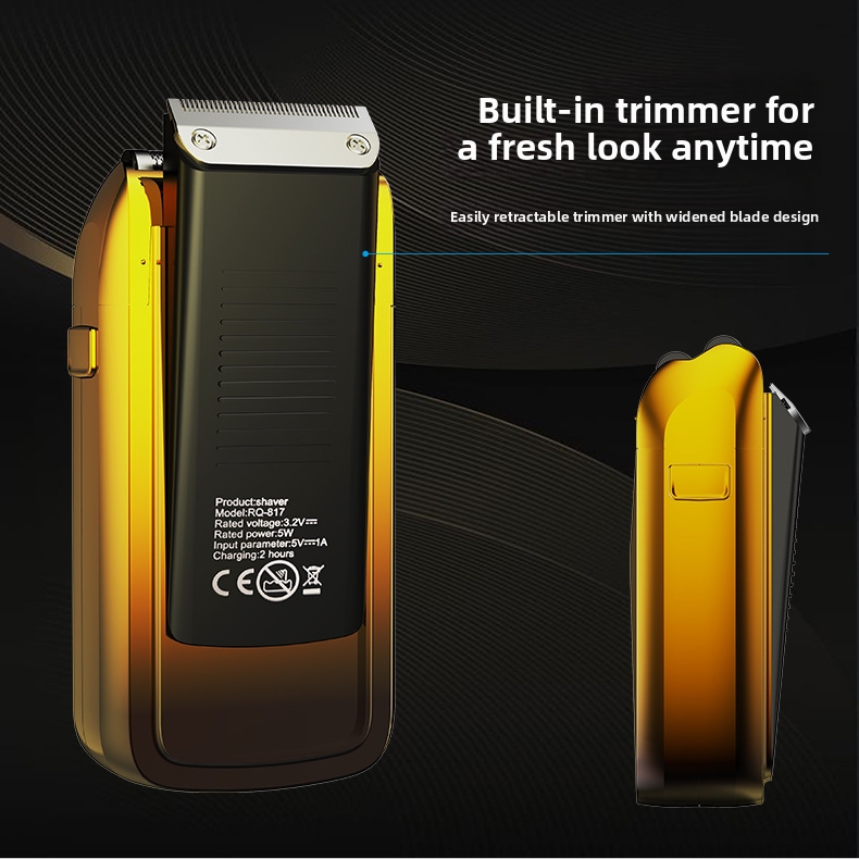 Electric Shaver With Digital Display For Bald Heads And Sideburns_voghion.com