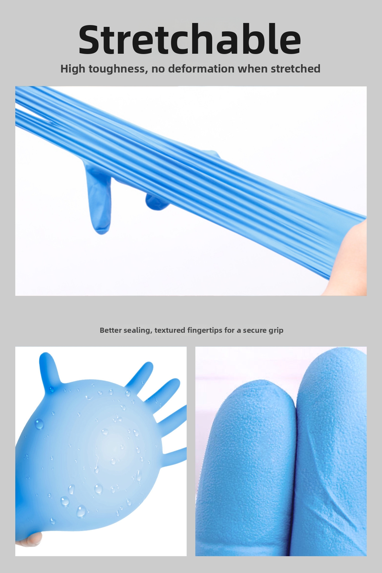 Gants en nitrile jetables pour la cuisine et le ménage_voghion.com