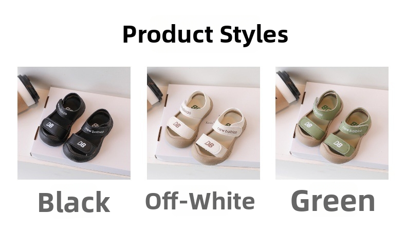 Sandales pour bébé confortables avec semelle souple mixte_voghion.com