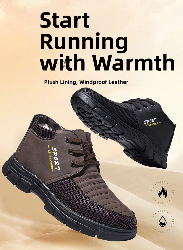 Vīriešu old beijing silti auduma apavi ar flīsa oderi augsti_voghion.com