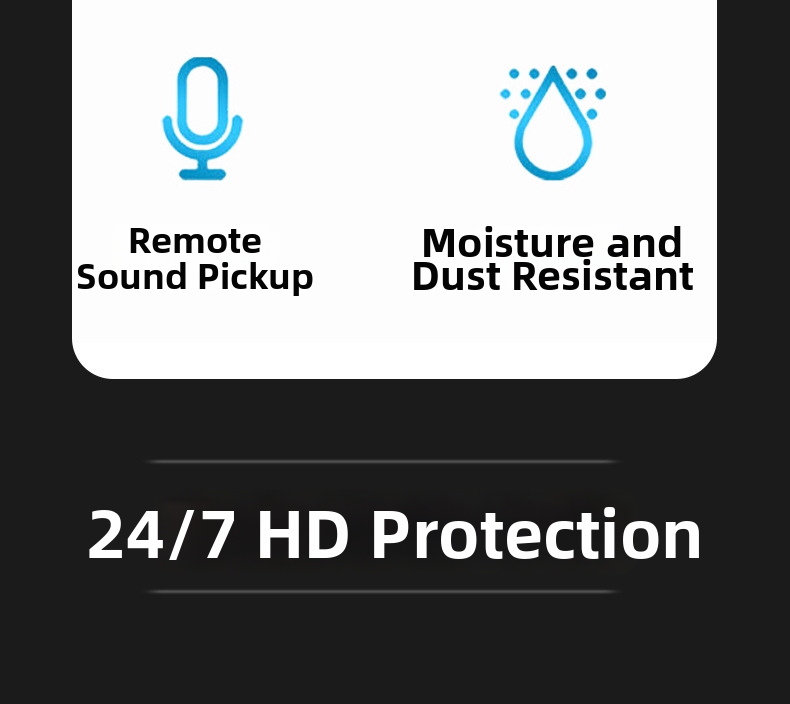 Telecamera di sicurezza wifi wireless per interni ed esterni_voghion.com