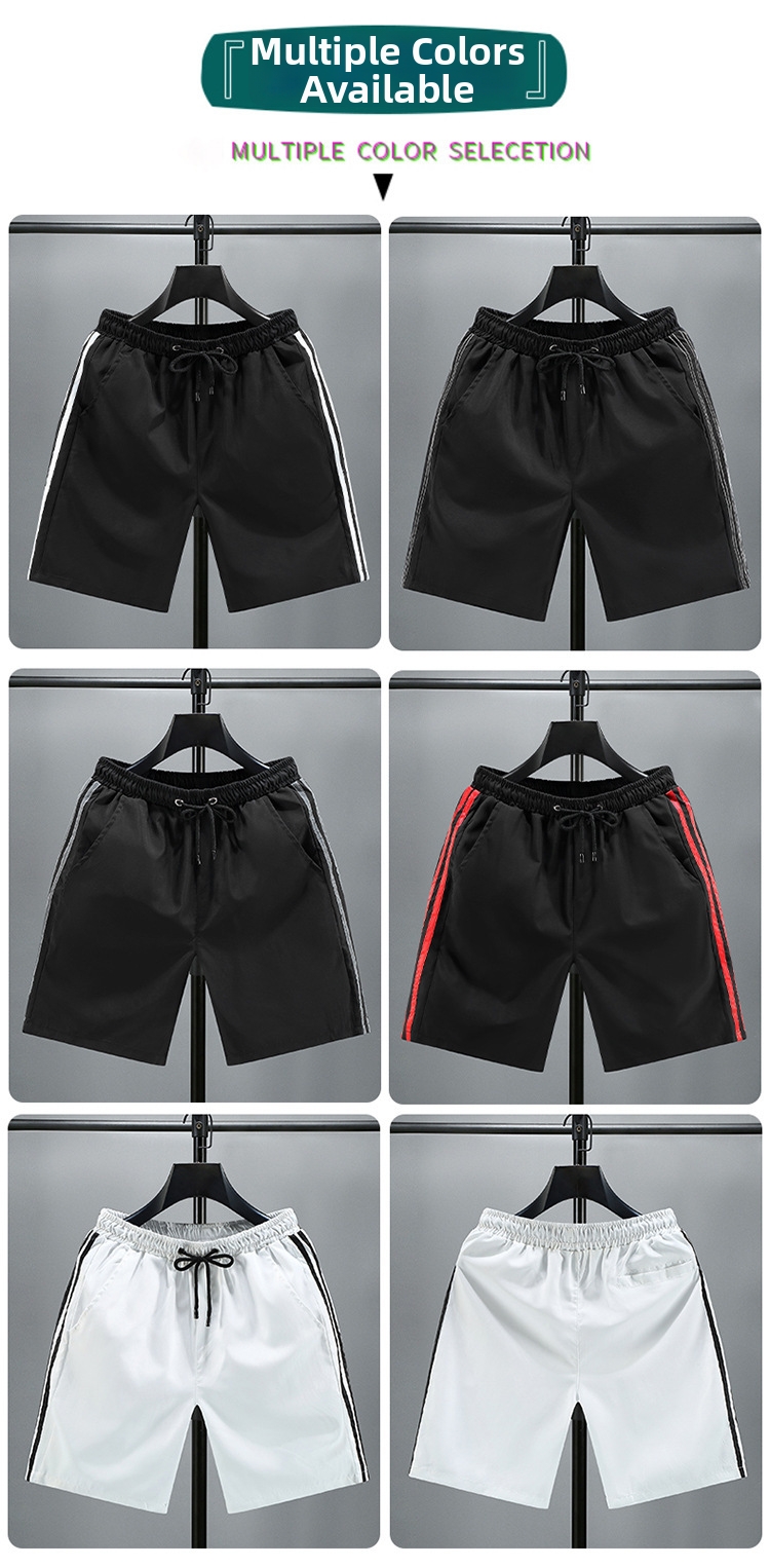 Herr strandshorts casual lediga sommar trendiga mid-length_voghion.com