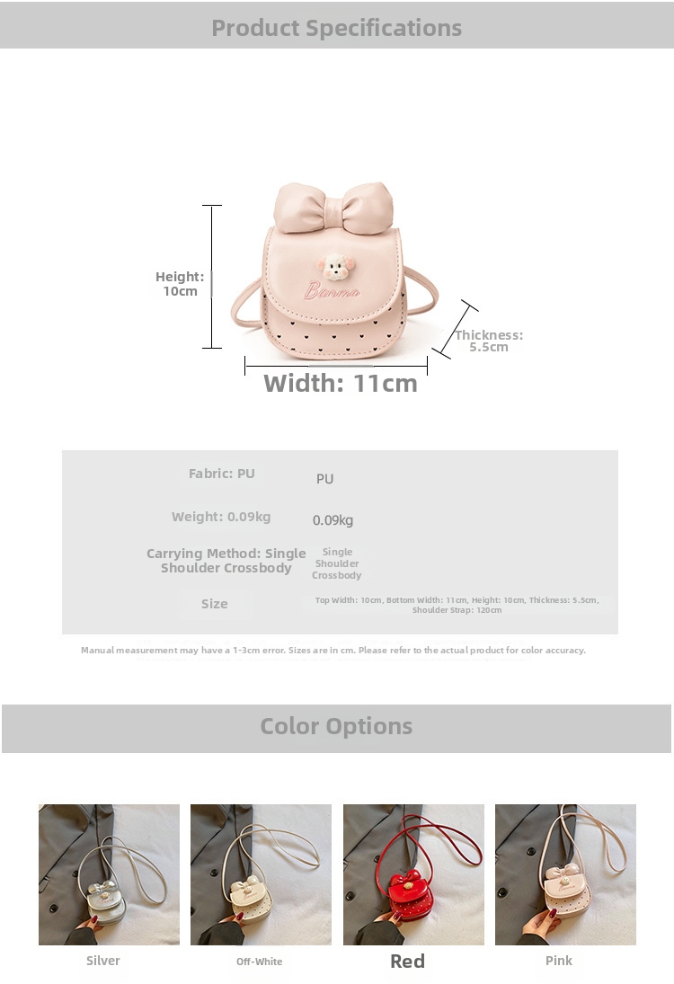 Kinder Umhängetasche Für Mädchen Cartoon Pünktchen Mini Tasche_voghion.com