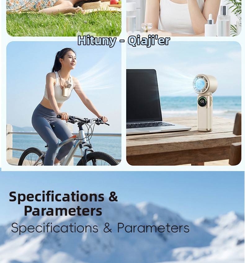 Portable Handheld Cooling Fan Usb Semiconductor Cooler White_voghion.com