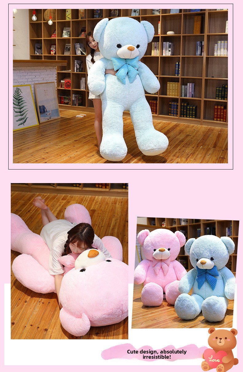 Grand ours en peluche géant doudou pour cadeau de saint valentin_voghion.com