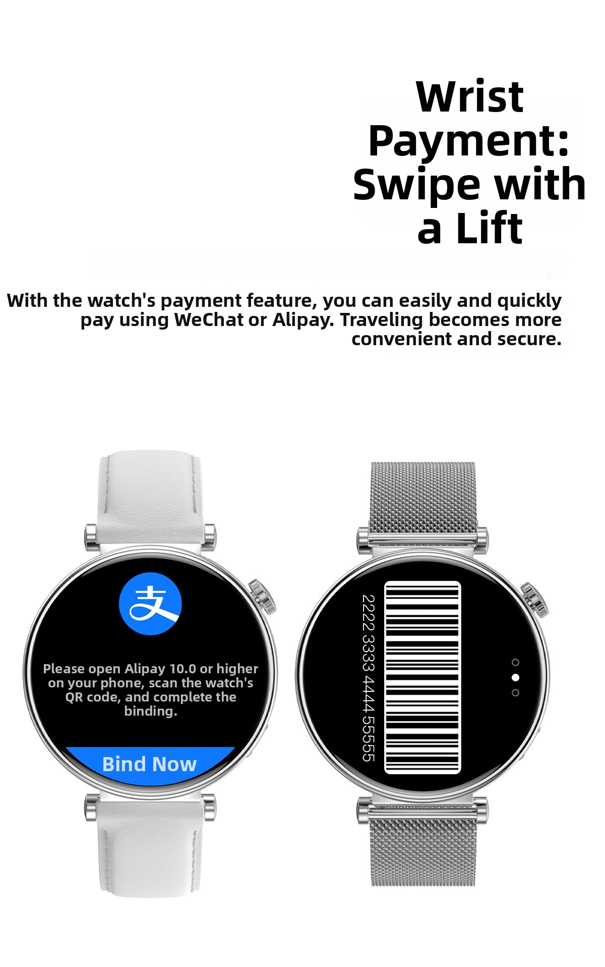 Smartwatch com chamadas bluetooth e ecrã amoled always on_voghion.com